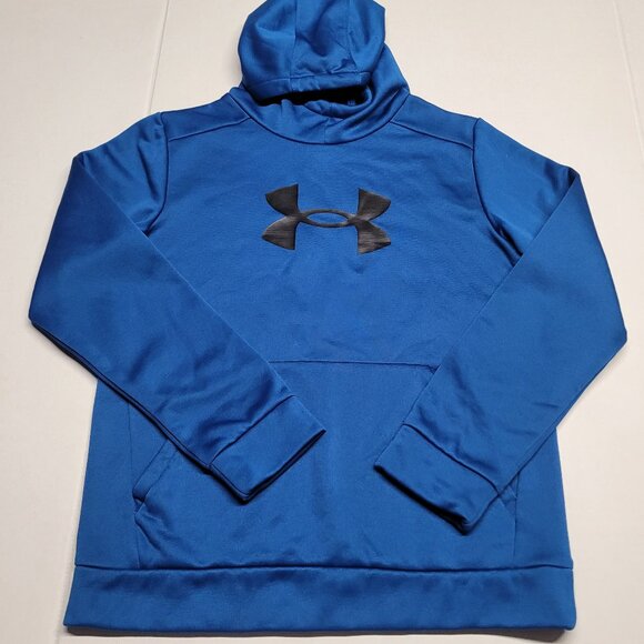 Under armour Boy’s Hoodie size Large color dark blue black - Picture 1 of 4